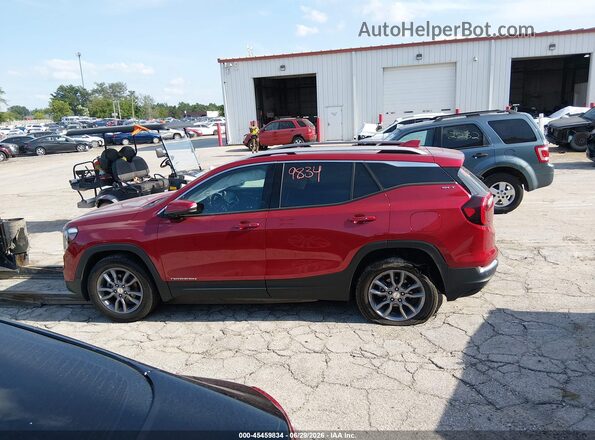 3GKALVEG6PL207346 2023 GMC TERRAIN Red Vista interior de 360 grados