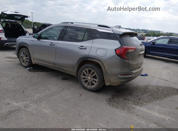 3GKALVEG7RL154613 2024 GMC TERRAIN Silver Հետևի ձախ