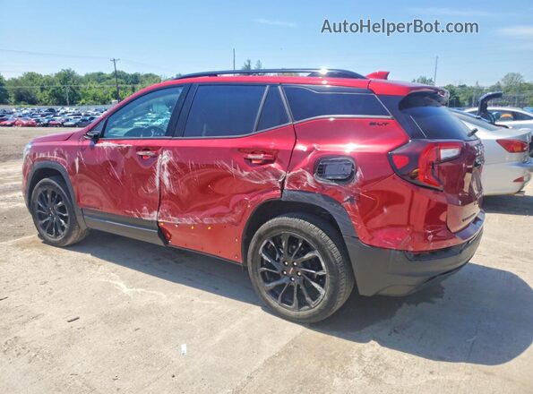 3GKALVEG7RL402505 2024 GMC TERRAIN Burgundy Trasero izquierdo