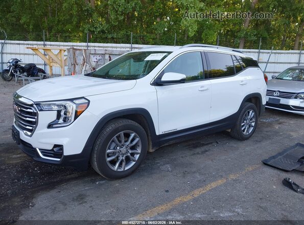 3GKALVEG8RL230145 2024 GMC TERRAIN White წინა მარცხენა ხედი სამი მეოთხედიდან