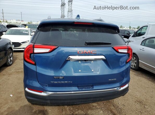 3GKALVEG9RL148036 2024 GMC TERRAIN Blue Rear view