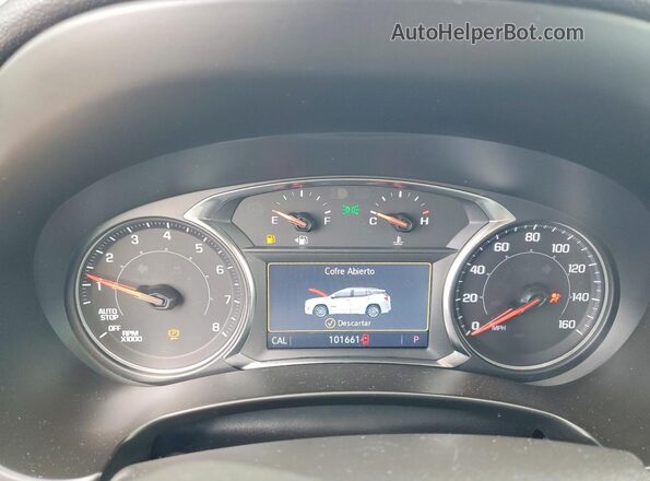 3GKALVEG9RL148036 2024 GMC TERRAIN Blue Instrument cluster view