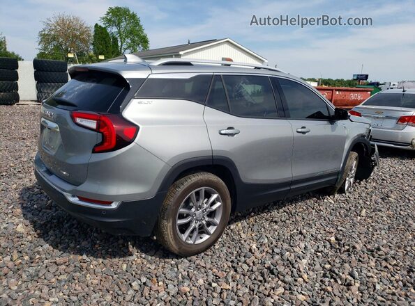 3GKALVEGXRL192398 2024 GMC TERRAIN Silver Rear right