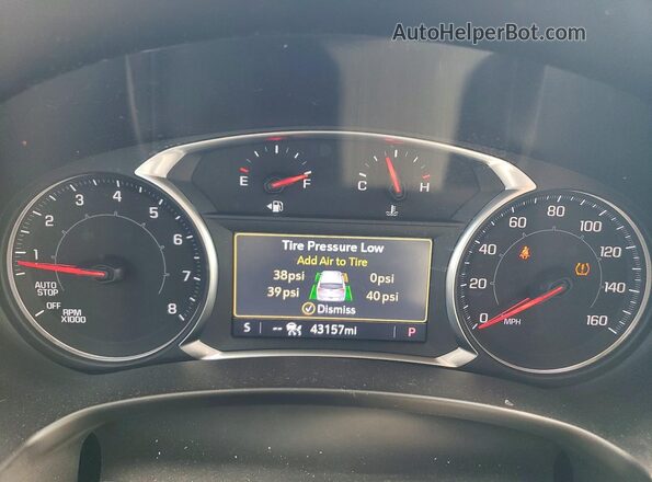 3GKALVEGXRL192398 2024 GMC TERRAIN Silver Instrument cluster view
