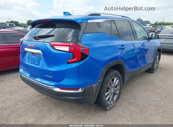 3GKALVEGXRL265575 2024 GMC TERRAIN Синий Задняя правая четверть