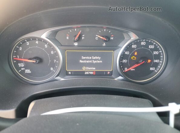 3GKALVEGXRL293134 2024 GMC TERRAIN White Instrument cluster view