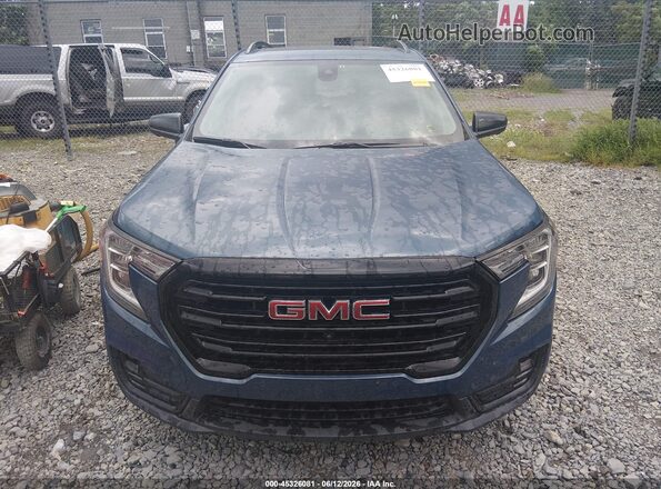 3GKALVEGXRL396327 2024 GMC TERRAIN Синий Вид задней части салона