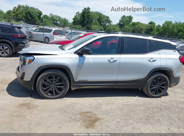 3GKALVEV0ML398661 2021 GMC TERRAIN Silver სალონის 360-გრადუსიანი ხედი