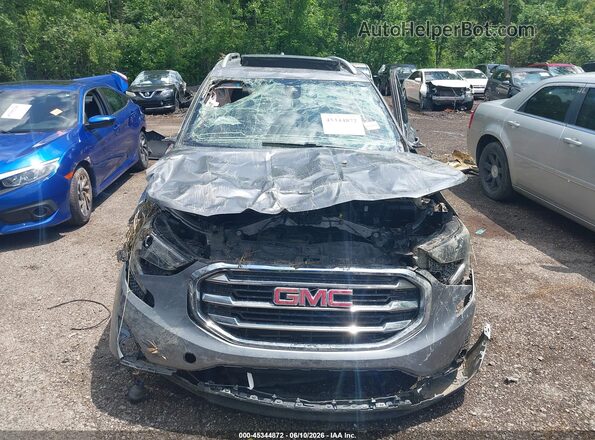 3GKALVEV1JL207891 2018 GMC TERRAIN Серый Вид панели приборов