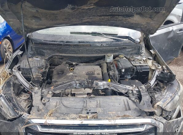3GKALVEV1JL207891 2018 GMC TERRAIN Серый Вид сзади