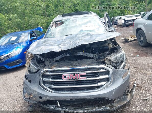 3GKALVEV1JL207891 2018 GMC TERRAIN Серый Вид щитка приборов