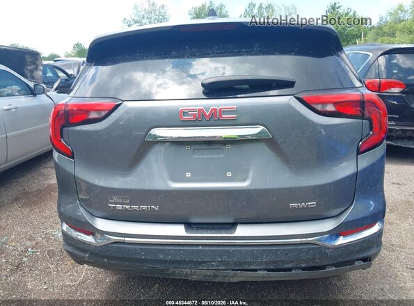 3GKALVEV1JL207891 2018 GMC TERRAIN Серый 