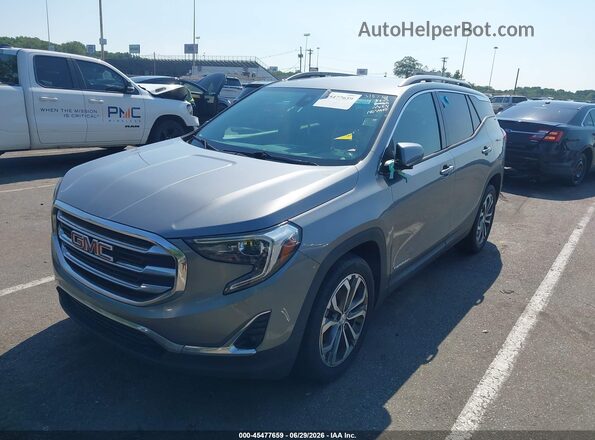 3GKALVEV1ML315738 2021 GMC TERRAIN Gray Առջևի ձախ երեք քառորդ տեսարան