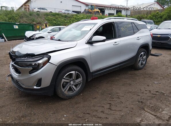 3GKALVEV2KL232509 2019 GMC TERRAIN Silver Przód lewy