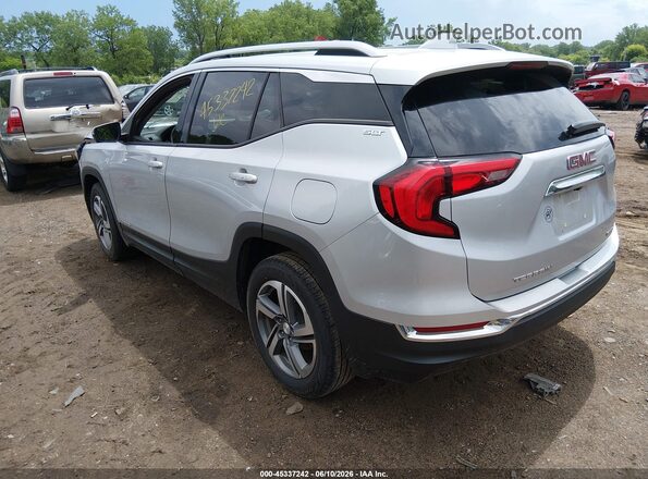 3GKALVEV2KL232509 2019 GMC TERRAIN Silver Tył lewy