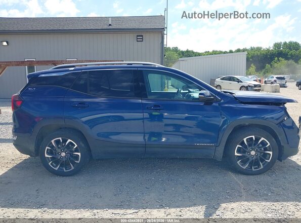 3GKALVEV2NL126534 2022 GMC TERRAIN Blue Vista interior de 360 grados