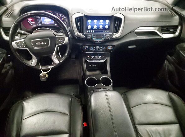 3GKALVEV3KL252784 2019 GMC TERRAIN Белый Вид панели приборов