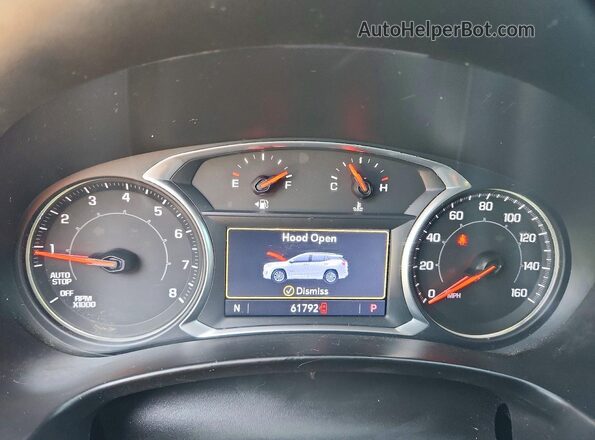 3GKALVEV3LL105348 2020 GMC TERRAIN Charcoal ხელსაწყოთა პანელის ხედი