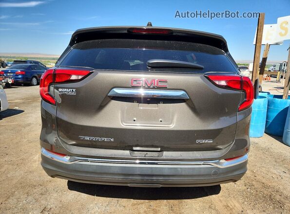 3GKALVEV3LL105348 2020 GMC TERRAIN Charcoal უკანა ხედი