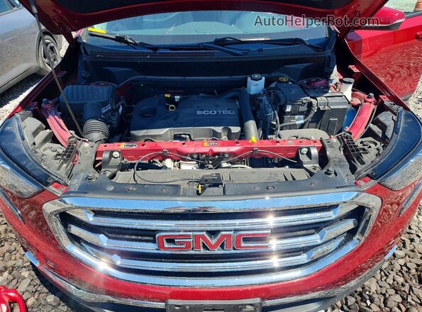 3GKALVEV3LL211007 2020 GMC TERRAIN Red Vista interior trasera