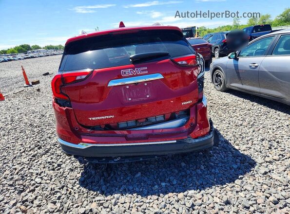3GKALVEV3LL211007 2020 GMC TERRAIN Red Vista trasera