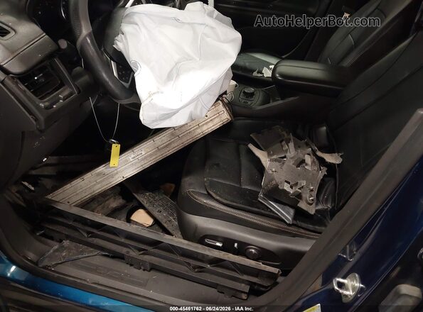 3GKALVEV3ML303641 2021 GMC TERRAIN Blue Instrument cluster view