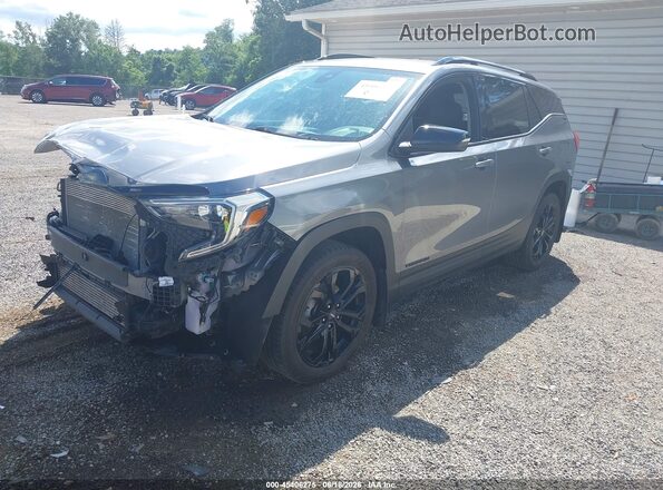 3GKALVEV5LL152316 2020 GMC TERRAIN Gray Передня ліва чверть