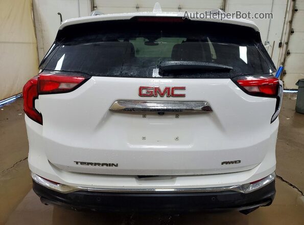 3GKALVEV5ML374274 2021 GMC TERRAIN White Widok z tyłu