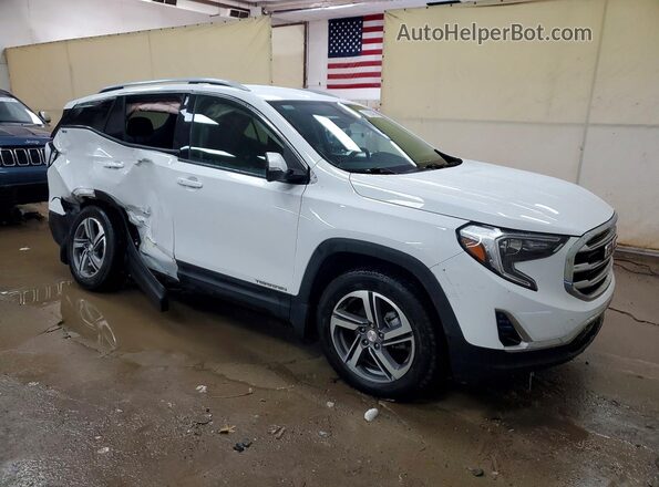 3GKALVEV5ML374274 2021 GMC TERRAIN White Przód prawy