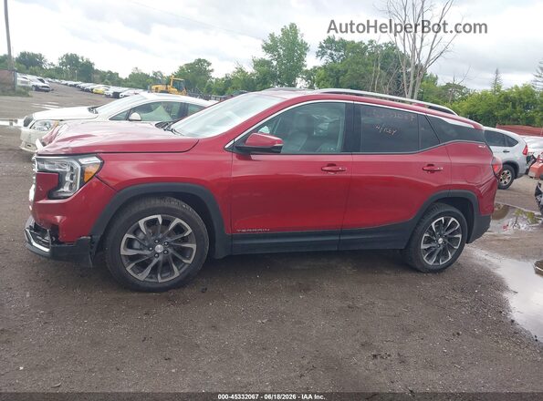 3GKALVEV5NL144199 2022 GMC TERRAIN Red Սալոնի 360 աստիճան տեսք