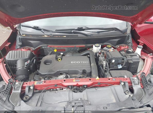 3GKALVEV5NL144199 2022 GMC TERRAIN Red Հետևի տեսք