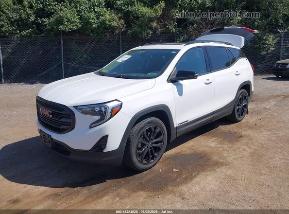3GKALVEV6ML364675 2021 GMC TERRAIN White Передня ліва чверть