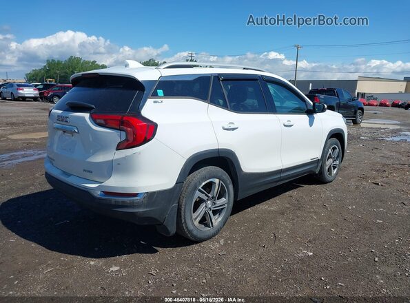 3GKALVEV7JL263530 2018 GMC TERRAIN Белый Задняя правая четверть