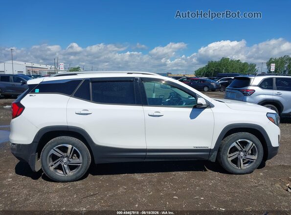 3GKALVEV7JL263530 2018 GMC TERRAIN Белый Вид задней части салона