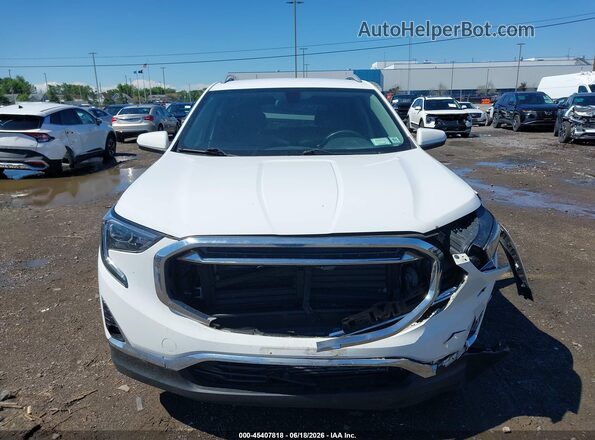3GKALVEV7JL263530 2018 GMC TERRAIN Белый Вид щитка приборов