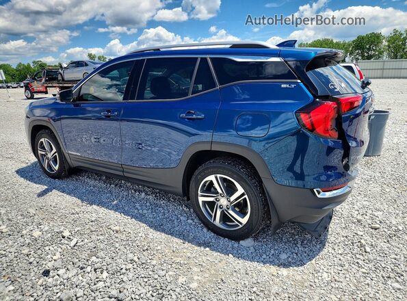 3GKALVEV8LL197721 2020 GMC TERRAIN Синий Задняя левая четверть