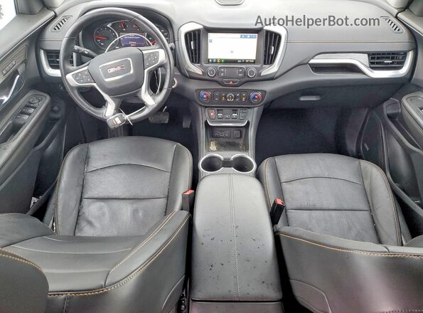3GKALVEV8ML350518 2021 GMC TERRAIN White Widok deski rozdzielczej
