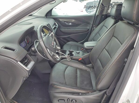 3GKALVEV8ML350518 2021 GMC TERRAIN White Widok wnętrza z przodu