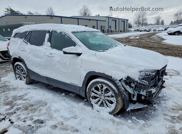 3GKALVEV8ML350518 2021 GMC TERRAIN White Przód prawy