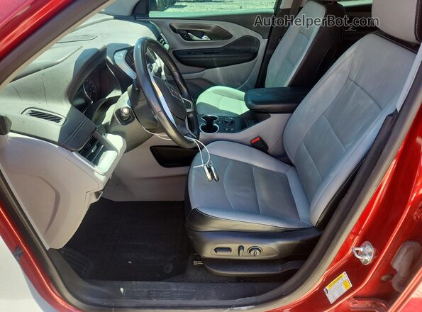 3GKALVEV8NL116400 2022 GMC TERRAIN Red Widok wnętrza z przodu