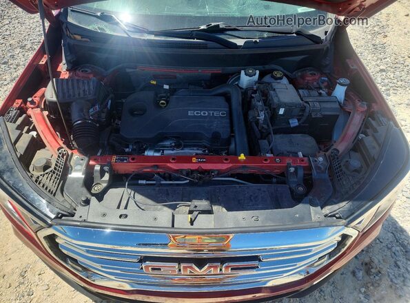 3GKALVEV8NL116400 2022 GMC TERRAIN Red Widok komory silnika