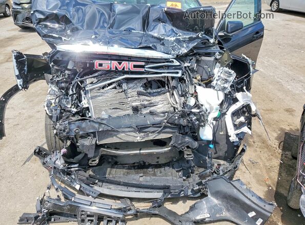 3GKALVEV8NL150739 2022 GMC TERRAIN Black Vista del compartimento del motor