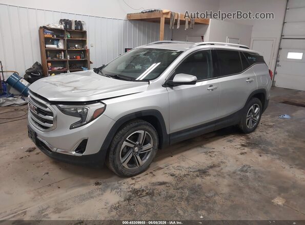 3GKALVEV9KL341694 2019 GMC TERRAIN Silver Przód lewy