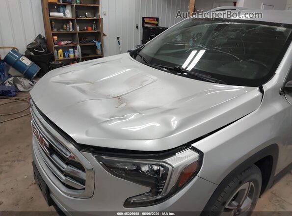 3GKALVEV9KL341694 2019 GMC TERRAIN Silver Widok z przodu