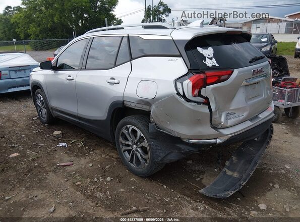 3GKALVEV9LL264620 2020 GMC TERRAIN Silver Trasero izquierdo