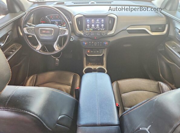 3GKALVEV9LL264973 2020 GMC TERRAIN Gray Առջևի վահանակի տեսք