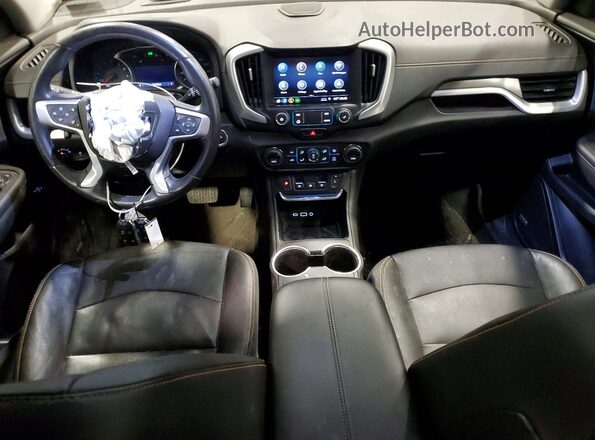 3GKALVEV9ML345263 2021 GMC TERRAIN Blue წინა პანელის ხედი