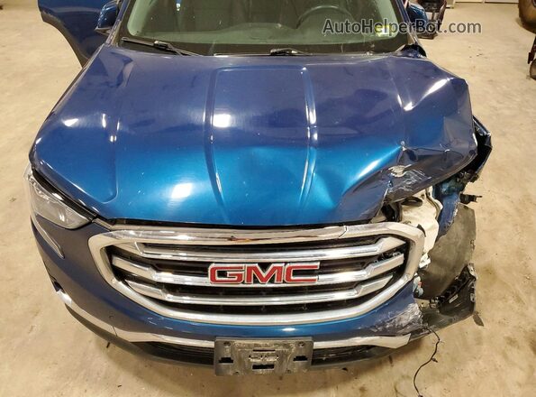 3GKALVEV9ML345263 2021 GMC TERRAIN Blue ძრავის განყოფილების ხედი