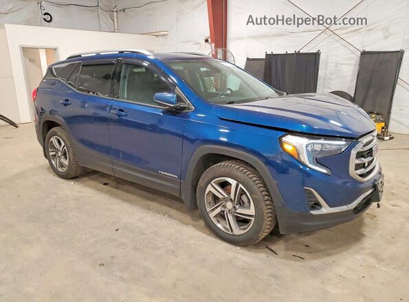 3GKALVEV9ML345263 2021 GMC TERRAIN Blue წინა მარჯვენა