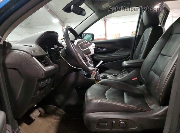 3GKALVEV9ML345263 2021 GMC TERRAIN Blue წინა სალონის ხედი